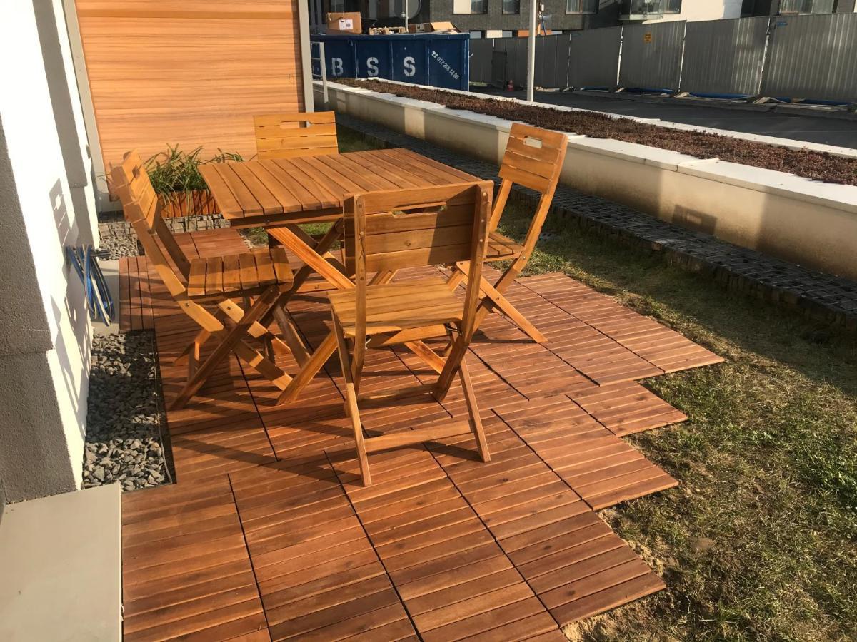 Apartament With Garden Bezplatny Parking !!! Krakau Exterior foto